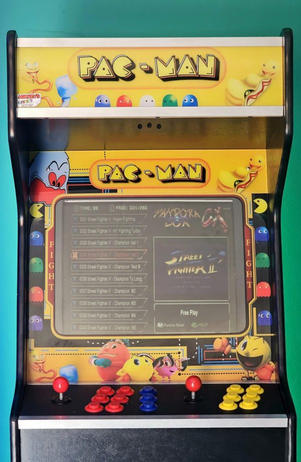 An old arcade-machine for the game Pac-Man